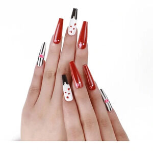 False Nails Two Minute Manicure Press On Gel Nails Kit